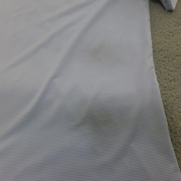 G/Fore Shirt Mens XXL Polo Golf Striped Blue Performance Golden Bear Club - Picture 10 of 12